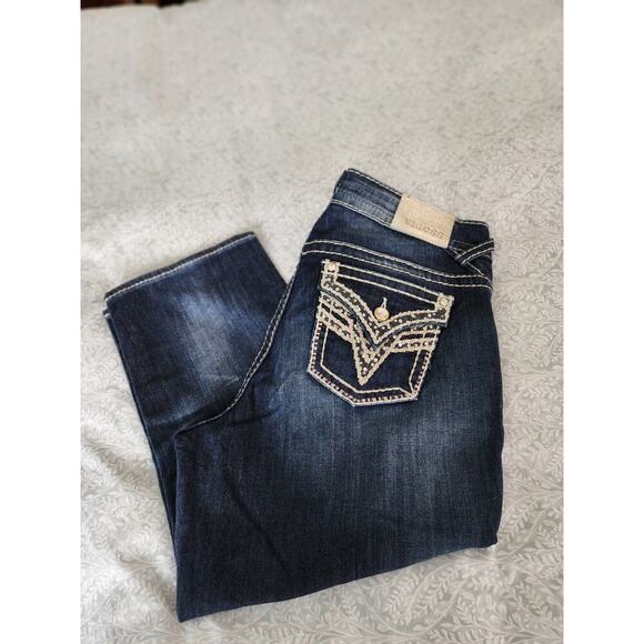 Vigoss Jeans The New York Capri, Used, Plus Size 18 Length 21 - Picture 1 of 8